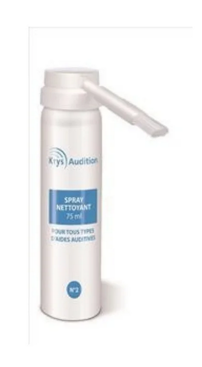 Spray nettoyant appareil auditif Audilo 75ml (75 ml net produit nettoyant)